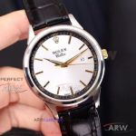 Perfect Replica Rolex Cellini 39mm Men's Watch For Sale - White Dial Automatic